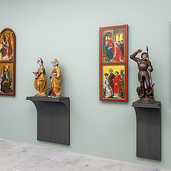 Blick in einen Raum der Schausammlung. (Foto: Diözesanmuseum Freising / Thomas Dashuber) Blick in einen Raum der Schausammlung. (Foto: Diözesanmuseum Freising / Thomas Dashuber)